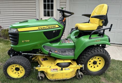 identifying and solving john deere x739 problems