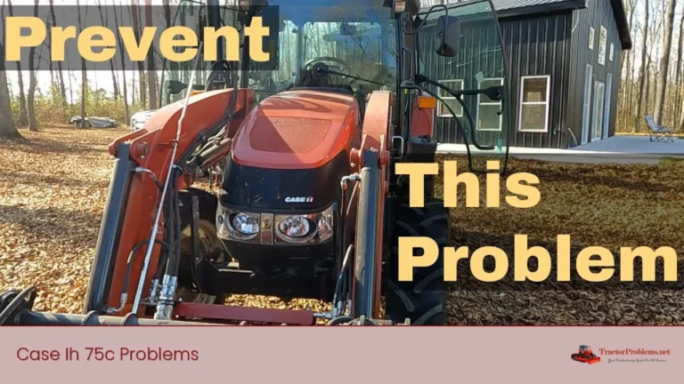 case ih 75c problems