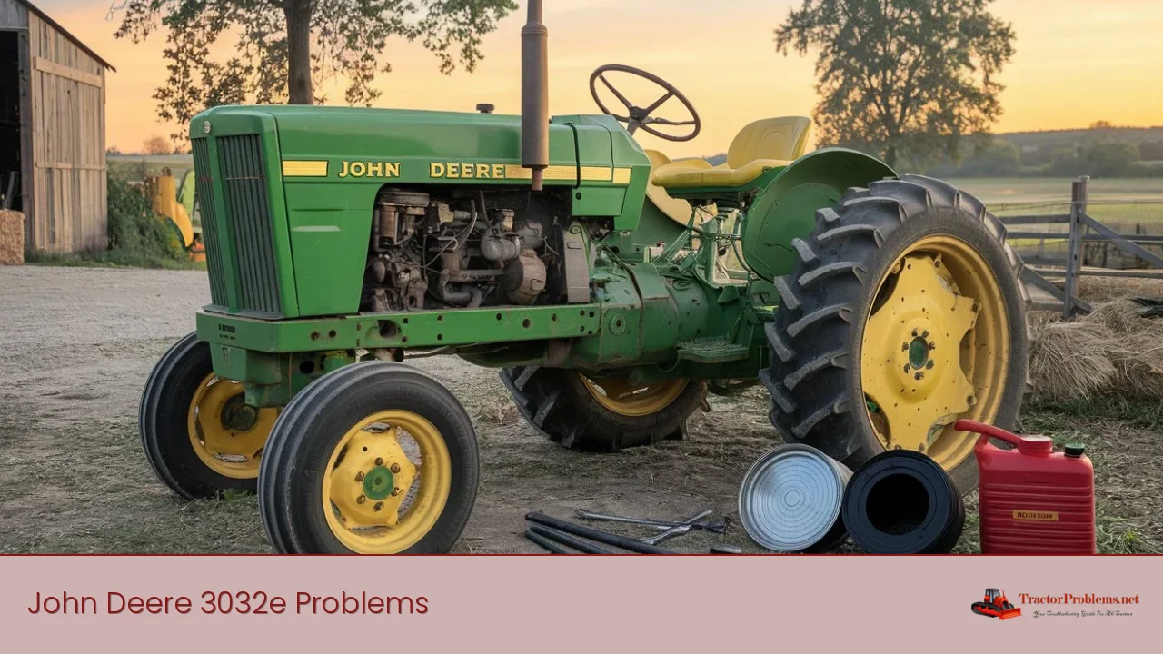 john deere 3032e problems