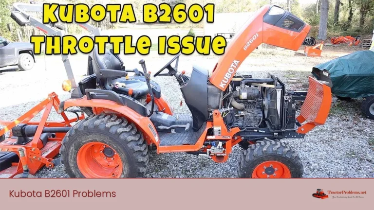 kubota b2601 problems