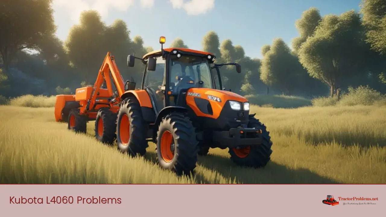 Solve Kubota L4060 Problems Quickly and Easily