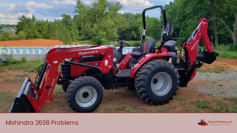 mahindra 2638 problems