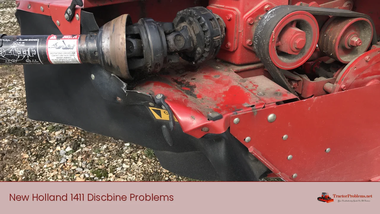 new holland 1411 discbine problems