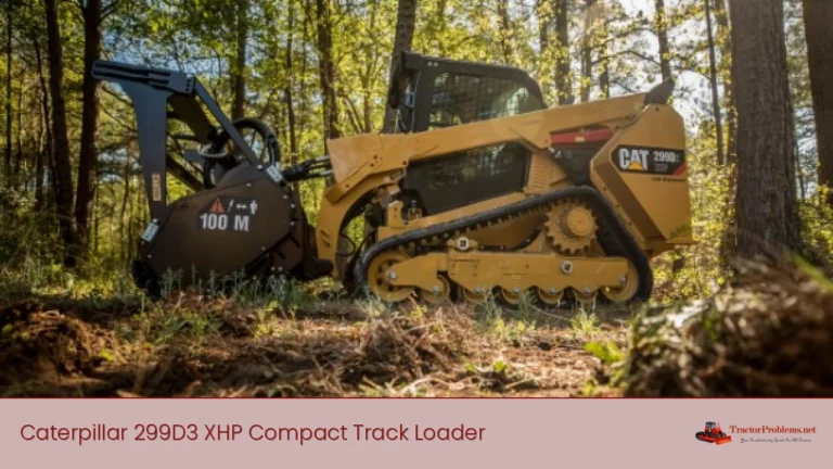 caterpillar 299d3 xhp compact track loader