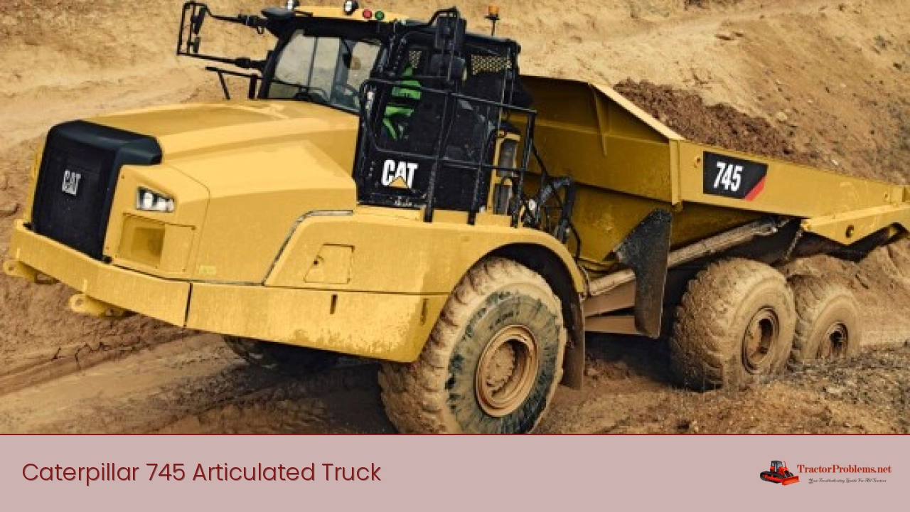 caterpillar 745 articulated truck