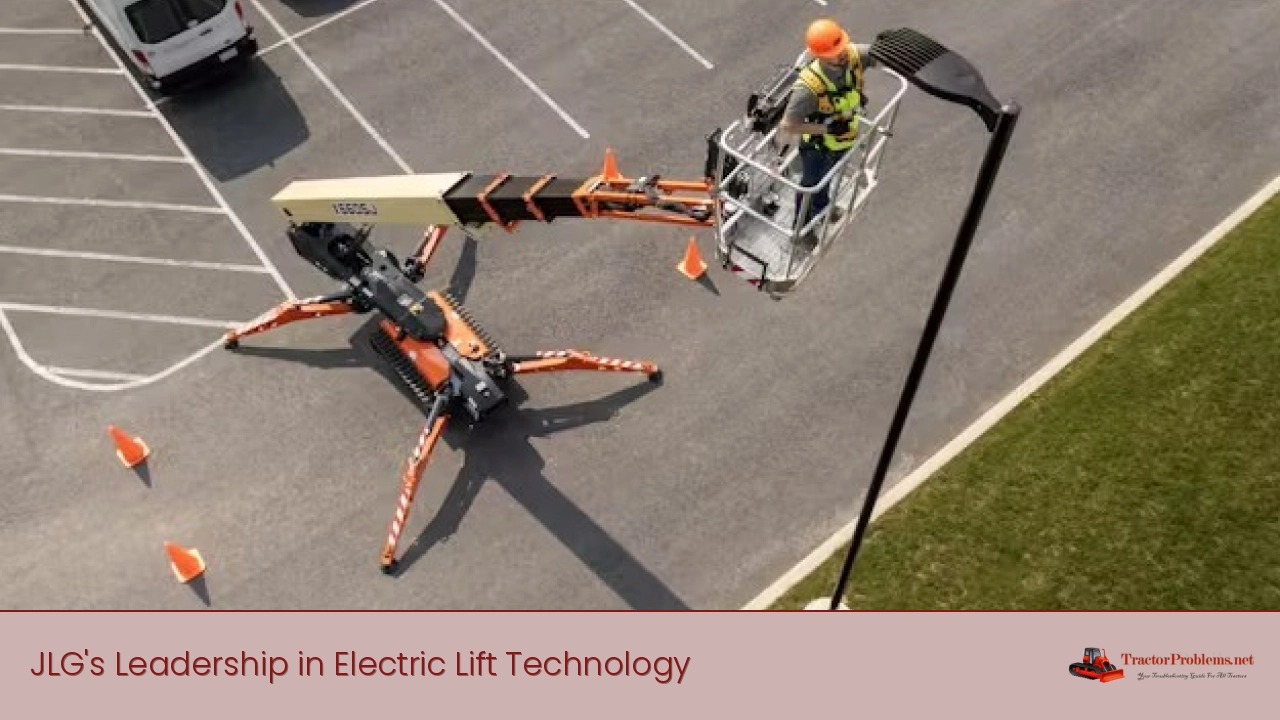 jlg's leadership in electric lift technology