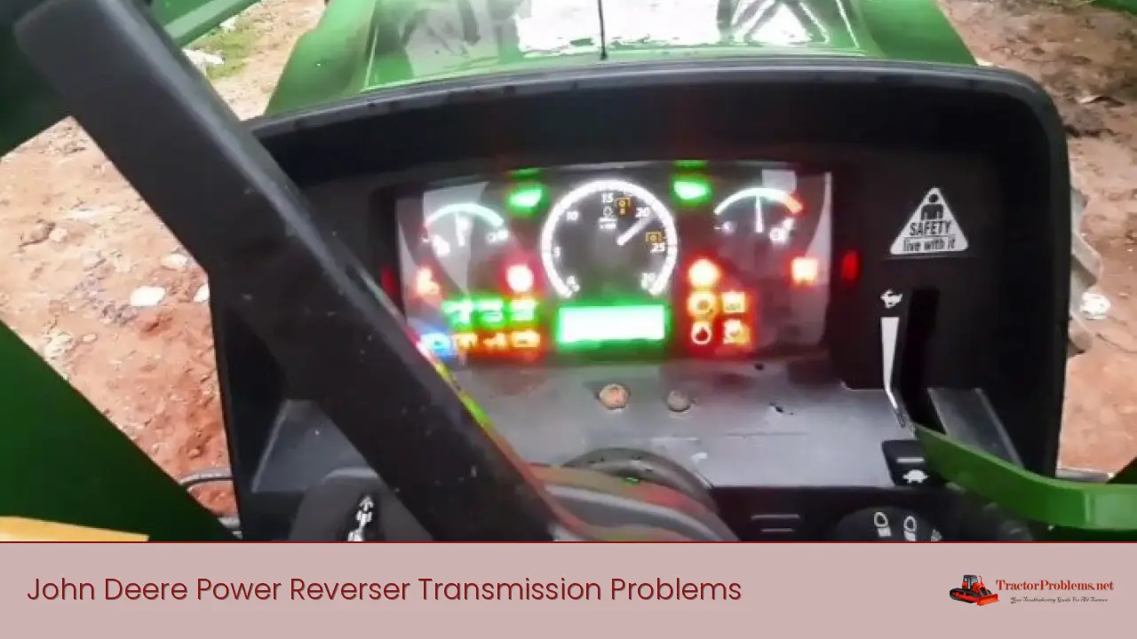 john deere power reverser transmission problems