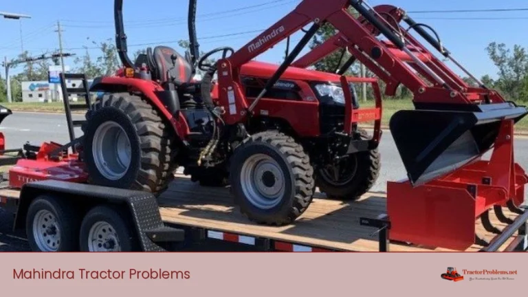 mahindra tractor problems