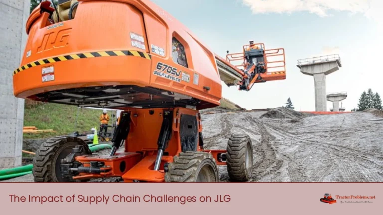 the impact of supply chain challenges on jlg