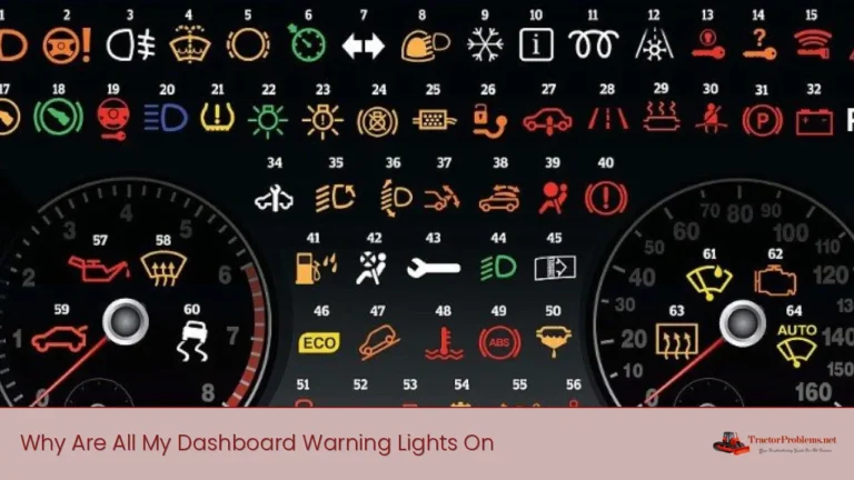 why are all my dashboard warning lights on